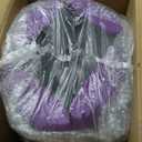 Dress Forms for Sewing, Purple Female Mannequin Adjustable Size 6-14, Pin able Model Body with 13 Dials & 360 Degree Hem Guide, Up to 75" Height Adjustable for Clothing Display