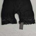 DERCA Womens Lace Slip Shorts for Under Dresses Anti Chafing Underwear Mid Thigh Boyshorts Panties Under Skirts (Medium, #1 Lace-black)