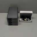 ORICO 4 Bay Raid Hard Drive Enclosure Support 8 RAID Modes for 3.5inch HDD Max up to 88TB for External Direct Attached Storage, Efficient Expansion Backup(Alluminum Alloy)-9848RU3