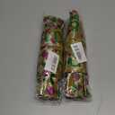 2 x Hying 2 Pieces Mardi Gras Bows for Wreath, Mardi Gras Wreath Bows Green Gold Purple Buffalo Plaid Bows Fat Tuesday Gift Bows for Front Door Mardi Gras Masquerade Cosplay Party Decor Supplies (Style 32pcs Words)