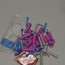 48 Pieces Hair Perm Rods Short Cold Wave Rods Plastic Perming Irons Hair Curling Rollers Curlers with Steel Pintail Comb Rat Tail Comb for Hairdressing Styling Supplies(4 Sizes,4 Colors)