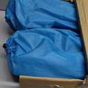 Spiareal 2 Pack High Back Chair for Adults with Headrest Cup Holder Carry Bag Portable Backpack Folding Beach Chair 300lbs Heavy Duty Lightweight High Back for Picnic Camping Fishing(Blue)