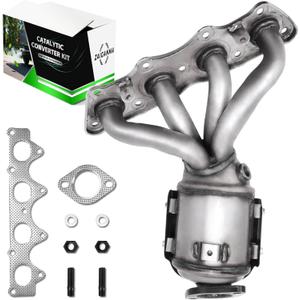 Upgrade Catalytic Converter W/Gasket Kit Compatible with 2012 2013 2014 2015 2016 2017 Hyundai & Kia - Accent, Veloster Rio Soul L4 1.6L Replace #674 891, 285102BEF1 Direct-fit(EPA Compliant)