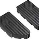 Bed Rail Stake Pocket for GMC Chevy Silverado/GMC Sierra 2500/3500HD(2020-2026), Chevy Silverado/GMC Sierra 1500(2019-2026), Truck Rear Caps Bed Rail Holes Covers (Black Flag, 2 PCS)