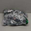 3Pcs x 8.2ft (Total:24.6ft) Christmas Tinsel Garlands with 24 Pcs Red Bows for Indoor and Outdoor Holiday Mardi Gras Xmas and Other Festivities Party Supply (Gray) 