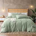 Duvet Cover Queen Size - Extra Cozy Bedding - 160 GSM Ultra Soft Duvet Cover Set with 2 Pillow Shams - 3 Pieces - Comforter Not Included (Queen (90"x90"))