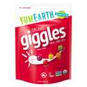 YumEarth Organic Giggles Chewy Candy - Allergy Friendly (Top 9 Free), No Artificial Dyes, Non GMO, Gluten Free, Vegan Candy Snacks - 5 Ounce Bag (Pack of 6) (EXP 10/14/27)