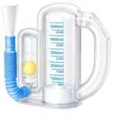 Incentive Spirometer-Incentive Spirometer Adult Breathing Exercise Device for Lungs, Deep Breathing Trainer for Children and Adults, 5000ml Capacity Measurement with Flow Indicator-7×7×3.1 in