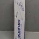 WYNNsky Tire Inflator with Tire Pressure Gauge, Extended Straight-on Air Chuck with 12 Inch Rubber Air Hose