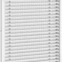 18.5"w X 18.5"h Gable Vent, Hon&Guan Aluminum Alloy Attic Vent Wall Vent for Houses, Shed Vents for Interior Doors [Outer Dimensions: 20”x 20”h].