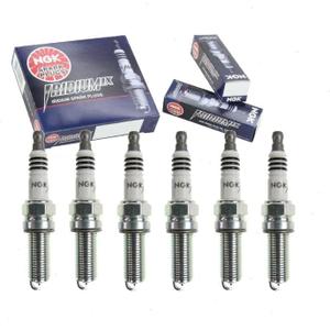 6 pc NGK Iridium IX Spark Plugs compatible with Volkswagen Routan 3.6L V6 2011-2014
