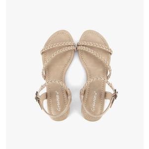 Greatonu Women’s Flat Sandals Slip On Summer Gladiator Open Toe Braided Slingback Shoes 11