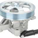 WMPHE Power Steering Pump with Pulley Compatible with Honda Odyssey V6 3.5L 2011 2012 2013 2014 2015 2016 2017, Compatible with Honda Pilot Ridgeline 2012 2013 2014, Replacement for 21-534, 96-665