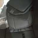TTX LIGHTING Seat Covers Full Set Fit for 2007-2025 2026 Chevrolet Chevy Silverado GMC Sierra 1500 2500HD 3500HD Seat Covers for Cars Leather Waterproof Truck Seat Protector, Black