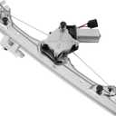 Obaee 751-649 Front Right Passenger Side Window Regulator with Motor Assembly Compatible with Fiat 500 2012-2019 2Door SOHC with 2pin, Replace OE 68070266AC 68070266AD