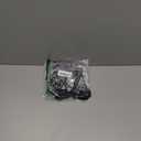 REORIA Women's Summer Sexy Halter V Neck Sleeveless Backless Trendy Y2k Going Out Corset Tank Crop Tops (Medium, Black)