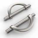 Amerdeco 10 Pack Brushed Satin Nickel Cabinet Pulls 3.75 Inch(96MM) Hole Centers Kitchen Cabinet Handles Hardware