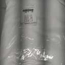 NICETOWN 100% Blackout Curtain Panels, Rod Pocket Window Curtains with Black Liner for Nursery, 84 inches Drop Cold and Full Light Blocking Draperies (White, 2 Pieces, 52 inches Wide Each Panel)