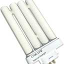 CFML27VLX Full Spectrum Fluorescent Bulb, 6500K Natural Daylight Replacement for Verilux 27W Desk & Floor Lamps Light,GX10Q-4 4 Pin Base in a Square