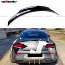 Rear Spoiler Compatible with Mercedes Benz W205 C-Class 2015-2021, Duckbill Spoiler Fits for C63 C160 C180 C200 C250 C300 C400 C450 Sedan, Duckbill Trunk Tail Deck Lid Wing Lip (Glossy Black)