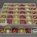 Pack of 2 Dohance Christmas Ornaments Set 30ct Christmas Tree Decoration Ornament Balls Decor Baubles for Xmas Trees Decor Holiday Party Wedding Decoration