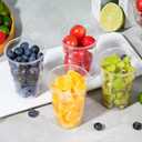 SIUQ 2000 Pack 9 oz Clear Plastic Cups, Disposable Water Cups, Cold Party Drinking Cup for Picnic, BBQ, Wedding, Travel, Halloween, Christmas, Events