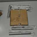 Toilet Paper Holder Stand, Toilet Paper Stand Brushed Nickel, Free Standing Toilet Paper Holder, Toilet Paper Storage by Bathth