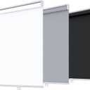 White Cordless Roller Shades – Blackout & UV Protection Blinds for Windows (36" W x 72" H)