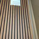 RITOLLO 6-Pack Wood Slat Wall Panels, 46.5 Sq Ft Coverage, Teak, 47.2" X 23.6"