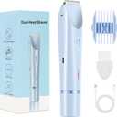 2025 New Bikini Trimmer for Women,Dermave Bikini Shaver,2-in-1 Electric Razors for Women(Blue)