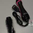 REVLON One-Step Root Booster Round Blow Dryer Brush and Hair Styler - Revive Styles, Boost Roots, and Add Volume to hair with this Hot Air Brush, 1  inch Barrel (Black)