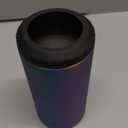 3 in 1 Slim Can Cooler for 12 OZ Skinny Can, Regular Can & Beer Bottle - Keep Cold for 6 Hours - Double Walled Insulated Stainless Steel Vacuum Beverage Insulator (Aurora)