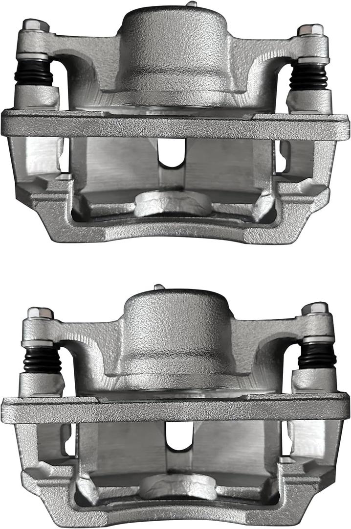 2Pcs Disc Brake Caliper Assembly with Bracket Replacement for Acura EL 1997-2000 & Honda Civic 1996-2011 Insight 2010-2014#19-1832 19-1833 45019SNAA60 45018SNAA60