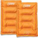 Cool Coolers 2 Pack Soft Ice for Coolers, Large Reusable Lunch Box Ice Pack, Flexible Stretch Nylon, Durable, Cooler Ice Packs for Lunch Boxes, Large Reusable Freezer Packs, by Fit & Fresh, Apricot