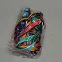 Sanwuta 12 Pcs Reflective Puppy Dog Collars Bulk for Litter Dogs Adjustable Safety Nylon Collars with Locking Buckle Soft Padded Breathable Puppy Collar for Cats Pets(Medium)