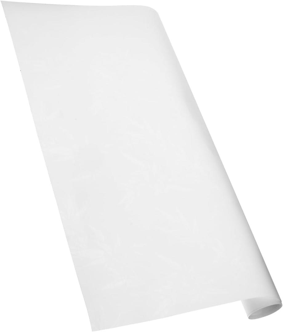 BESTOYARD 2 Rolls PVC Lampshade Material for DIY Lamp Making (20" Height x 47" Length) - Adhesive Roll for DIY Round Drum Lamp Shade - Repair Damaged Shades - Make a New Lampshade