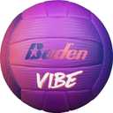 Baden | Vibe | Cushioned Synthetic Leather Recreational Indoor/Outdoor Volleyball | Purple/Pink