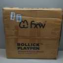 FXW Rollick Unleashed Dog Playpen for Indoor, Yard, RV Camping, 24 inch 8 Panels for Small and Puppy Dogs, BlackPatented
