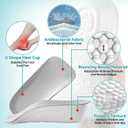 3 Pairs Height-Increasing InsolesHeight boostersHeel Lifts for Shoes,Orthopedic High PadsArch Support Inserts for Men and Women,(Gray0.6"/1"/1.4" Height) (1 Inch)