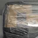 SAND MINE Reversible Mats, Plastic Straw Rug, Modern Area Rug, Large Floor Mat and Rug for Outdoors, RV, Patio, Backyard, Deck, Picnic, Beach, Trailer, Camping, Black & Brown, 9' x 12'