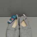 Women's Comfort Cotton Knit Memory Foam House Shoes Light Weight Terry Cloth Loafer Slippers w/ Anti-Skid Rubber Sole (9 B(M) US, Light Gray)