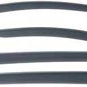 in Channel Window Visor Acrylic Rain Guard Deflector Front Rear Left Right Upper for VW for ID.4 2021-2023