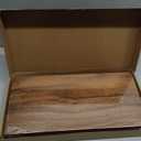 Large 16" Acacia Wood Riser Pedestal Stand – Farmhouse Wood Display Riser for Kitchen and Bathroom Décor - Counter Display, Plant Stand, Jewelry Holder, Vanity Tray, Candle Stand (L:16"x8"x1.57")