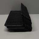 12 PCS Under Couch Blockers for Bed Couch Furniture Underneath Stop from Getting Under The Sofa (Black Plastic)