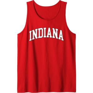 Indiana - Throwback Design - Classic Men Women Kid Tank Top M