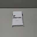 OneFish Women Fashion Privacy Screen Protector for iPhone 14 Plus [6.7 inch]+ Camera Lens Protector, Sparkling Diamond Bling Edge 9H Tempered High-Definition Glass