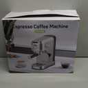 CASABREWS CM5418 Espresso Machine 20 Bar, Compact Espresso Maker with Steam Milk Frother, Stainless Steel Coffee Machine with 34oz Removable Water Tank for Cappuccino, Gift for Women or Men, Silver