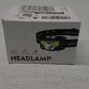 Headlamp Flashlight, Lumen Ultra-Light Bright LED Rechargeable Headlight with White Red Light, 2-Pack Waterproof Motion Sensor Head Lamp, 8 Modes for Outdoor Camping Running Hiking Fishing