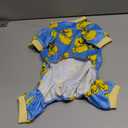 Dog Pajamas Soft Lightweight Dog Onesies Outfit Clothes for Small Medium Large Puppy Pjs for Pet Boys Girls Dogs Cats (M (Back: 12",Chest: 16", Neck:10.2"), Yellow Duck)