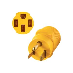 NEMA 6-50P to 14-50R EV Tesla Charger Adapter, 240V 50A 3-Prong to 4-Prong Connector for Tesla Model 3 S X Y, Welder Welding Dryer EV Charger Power Cord Adapter Adaptor Connector